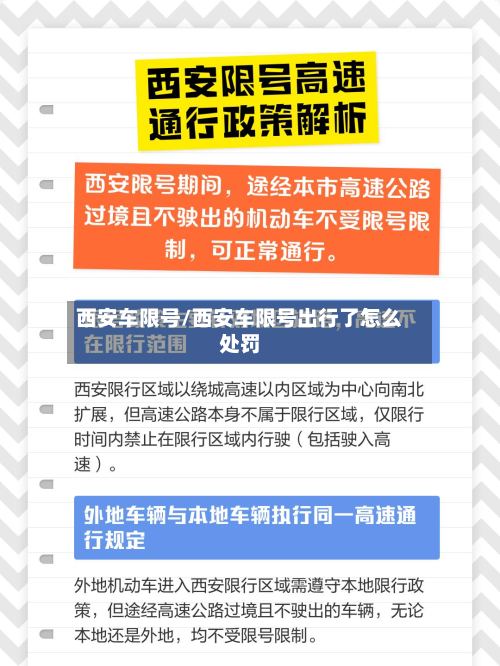 西安车限号/西安车限号出行了怎么处罚