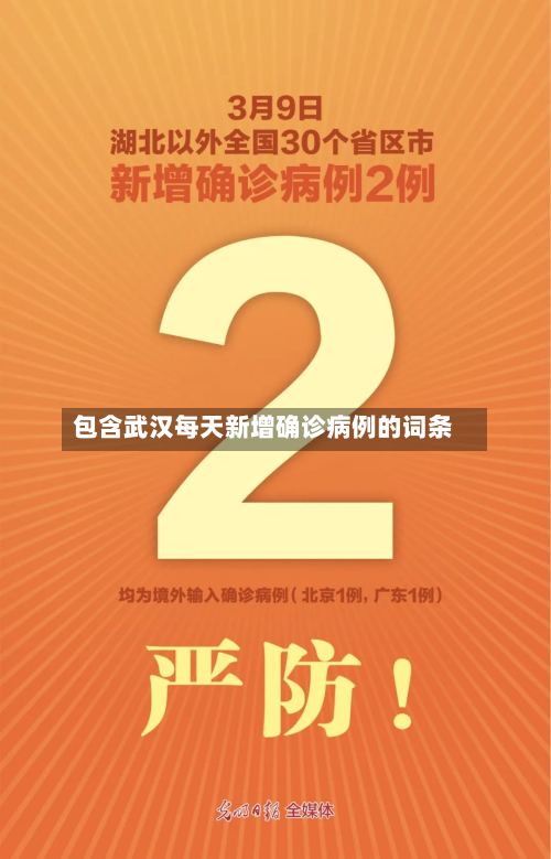 包含武汉每天新增确诊病例的词条