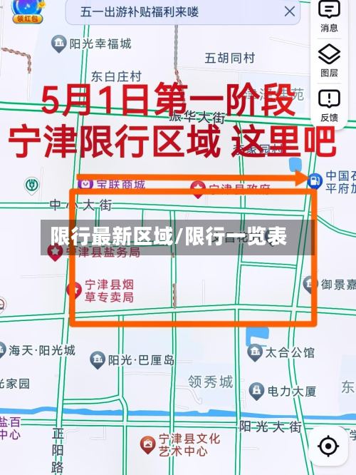 限行最新区域/限行一览表