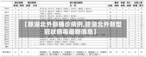 【除湖北外新确诊病例,除湖北外新型冠状病毒最新消息】