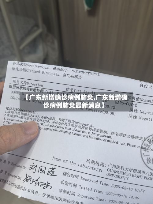 【广东新增确诊病例肺炎,广东新增确诊病例肺炎最新消息】-第2张图片