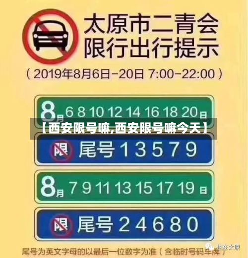 【西安限号嘛,西安限号嘛今天】