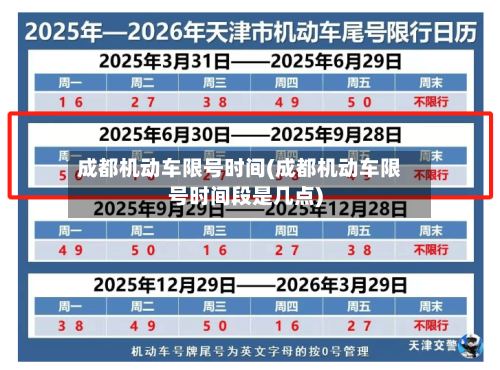 成都机动车限号时间(成都机动车限号时间段是几点)-第2张图片