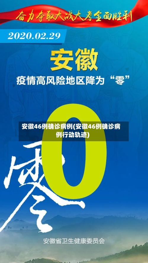 安徽46例确诊病例(安徽46例确诊病例行动轨迹)