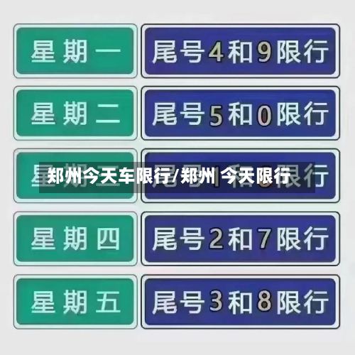 郑州今天车限行/郑州 今天限行