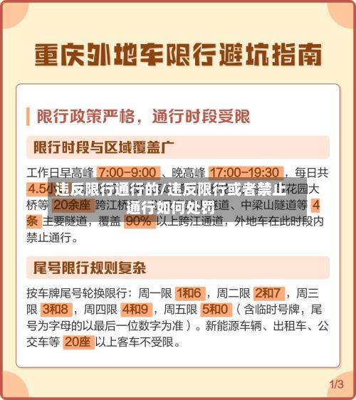 违反限行通行的/违反限行或者禁止通行如何处罚-第2张图片