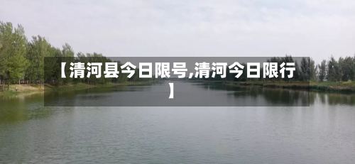 【清河县今日限号,清河今日限行】-第3张图片