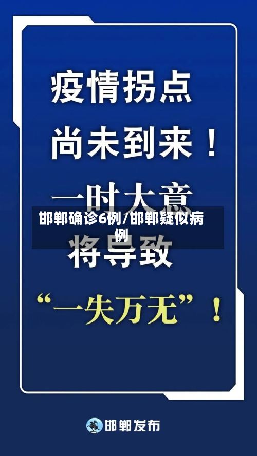 邯郸确诊6例/邯郸疑似病例-第2张图片