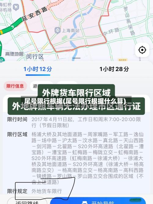 尾号限行根据(尾号限行根据什么算)-第3张图片