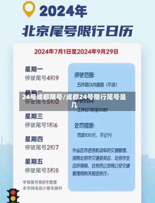 24号成都限号/成都24号限行尾号是几-第3张图片