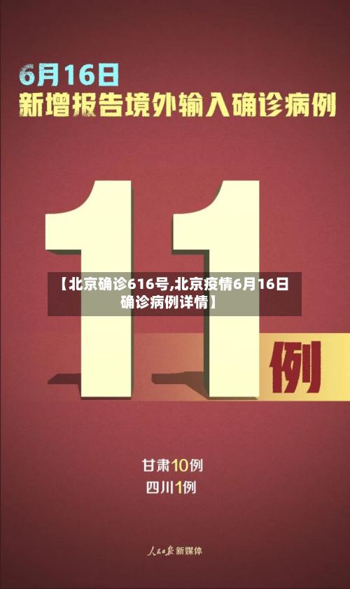 【北京确诊616号,北京疫情6月16日确诊病例详情】