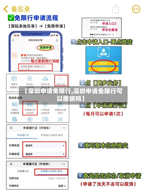 【深圳申请免限行,深圳申请免限行可以撤销吗】