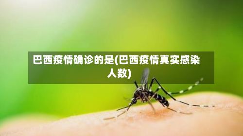 巴西疫情确诊的是(巴西疫情真实感染人数)