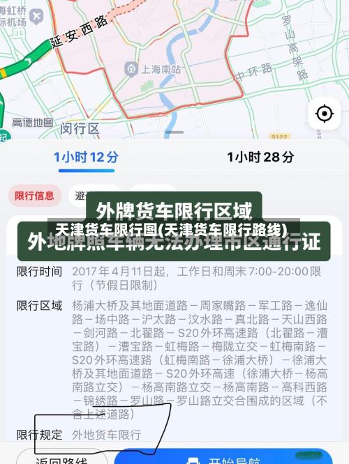 天津货车限行图(天津货车限行路线)-第2张图片
