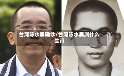 台湾陈水扁确诊/台湾陈水扁属什么生肖-第2张图片
