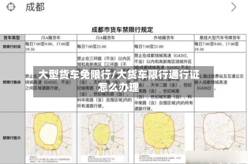 大型货车免限行/大货车限行通行证怎么办理-第2张图片