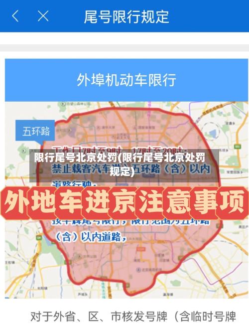 限行尾号北京处罚(限行尾号北京处罚规定)-第3张图片