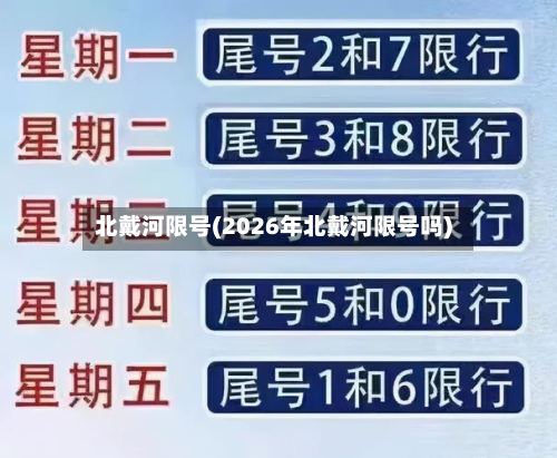 北戴河限号(2026年北戴河限号吗)